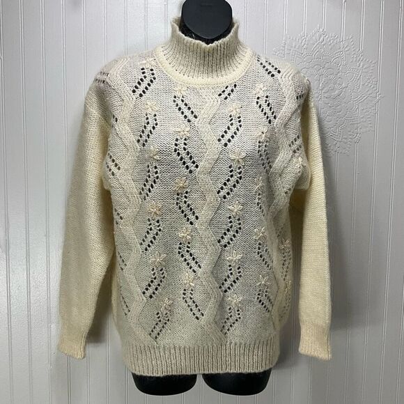 VINTAGE Donagain Wool Blend Sweater - Picture 1 of 6